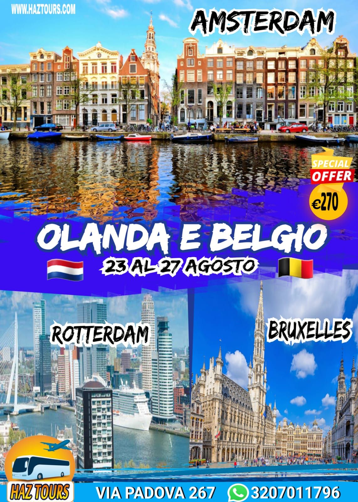 tour olanda e belgio